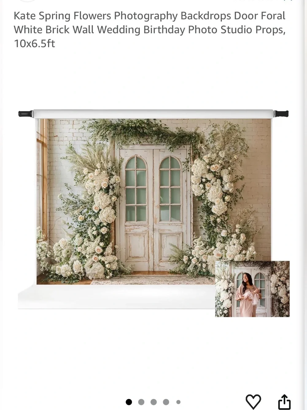 Kate floral backdrop 10x6.5